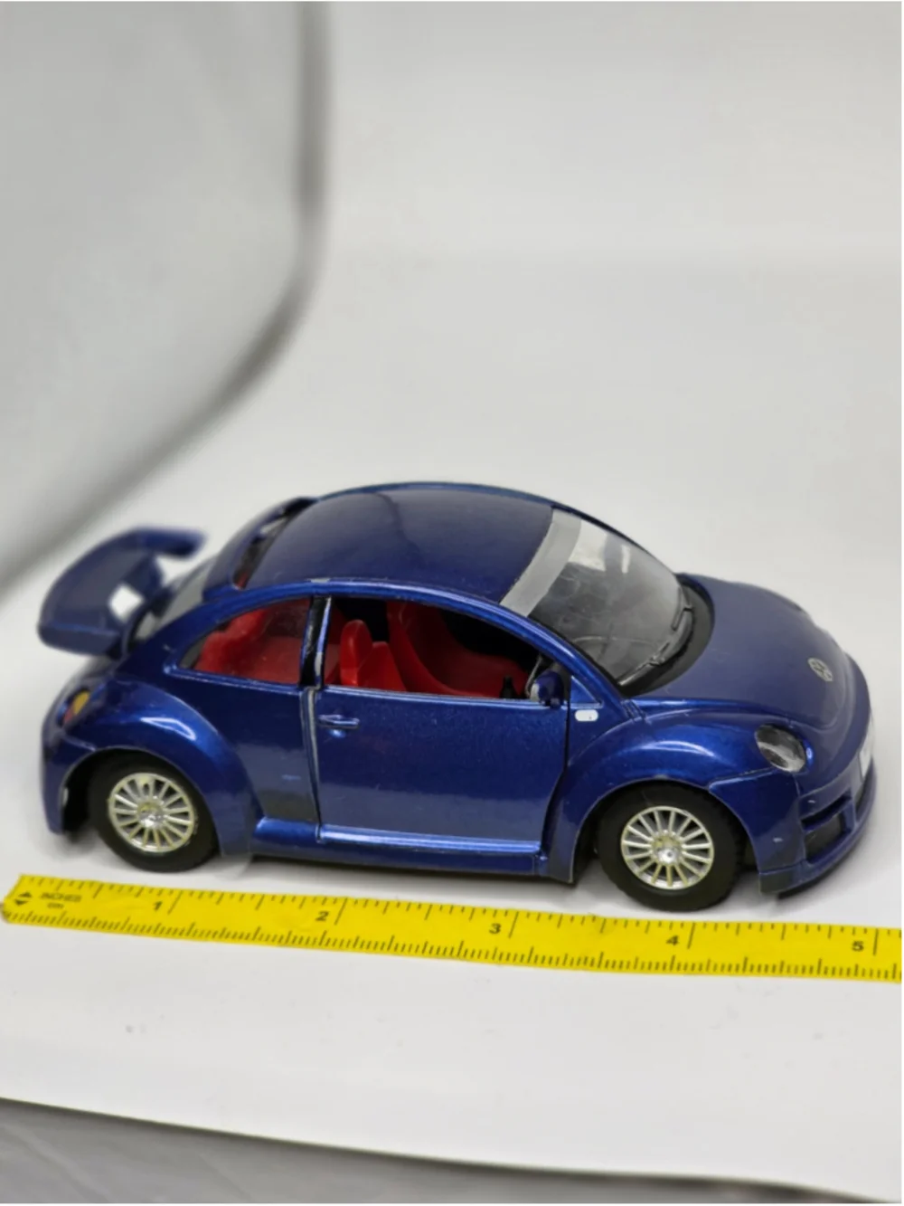 Boys Unbranded Toy Car Volkswagen New Beetle RSi Blue Red One Size